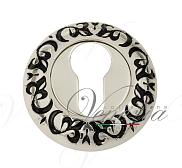 Накладка на цилиндр Venezia CYL-1 основание D4 (натур.серебро + чернение)